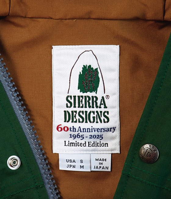 60th ANNIVERSARY MOUNTAIN PARKA | MOUNTAIN PARKA | ITEM | 【SIERRA